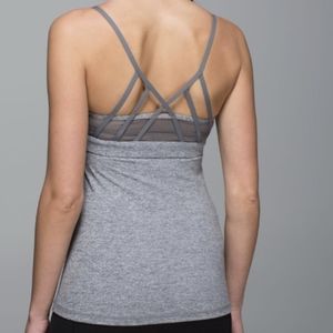 🎀 Lululemon Grey Strappy Tank Top
